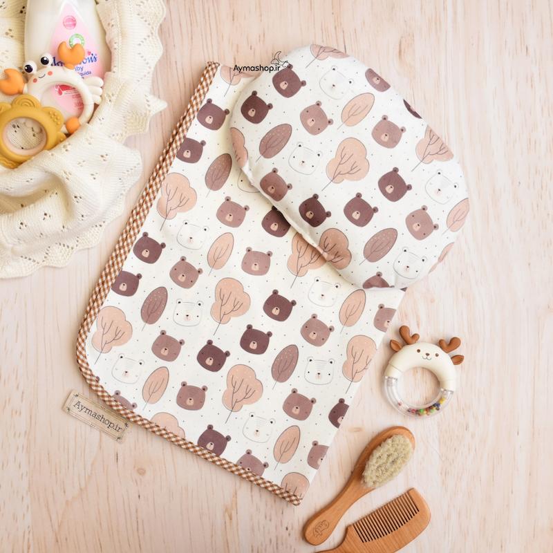 زیرانداز تعویض بالش دار Mother care  طرح دوازده