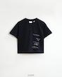 تیشرت مشکی J309- Text