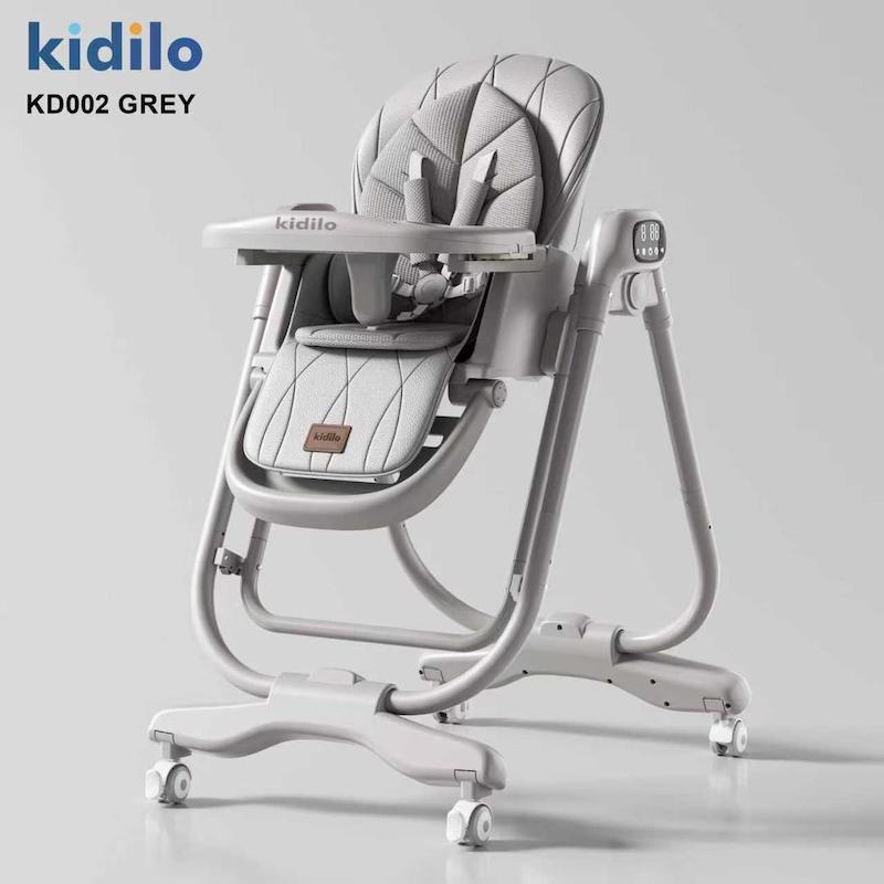 صندلی غذاخوری برقی کیدیلو مدل KD002 تاب شو طوسی