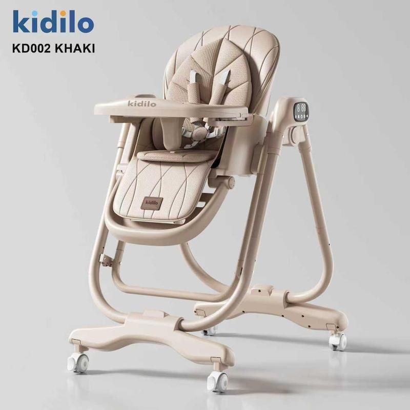 صندلی غذاخوری برقی کیدیلو مدل KD002 تاب شو کرم