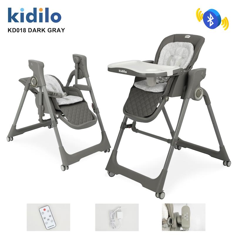 صندلی غذا تابشو برقی کیدیلو مدل KD018 طوسی