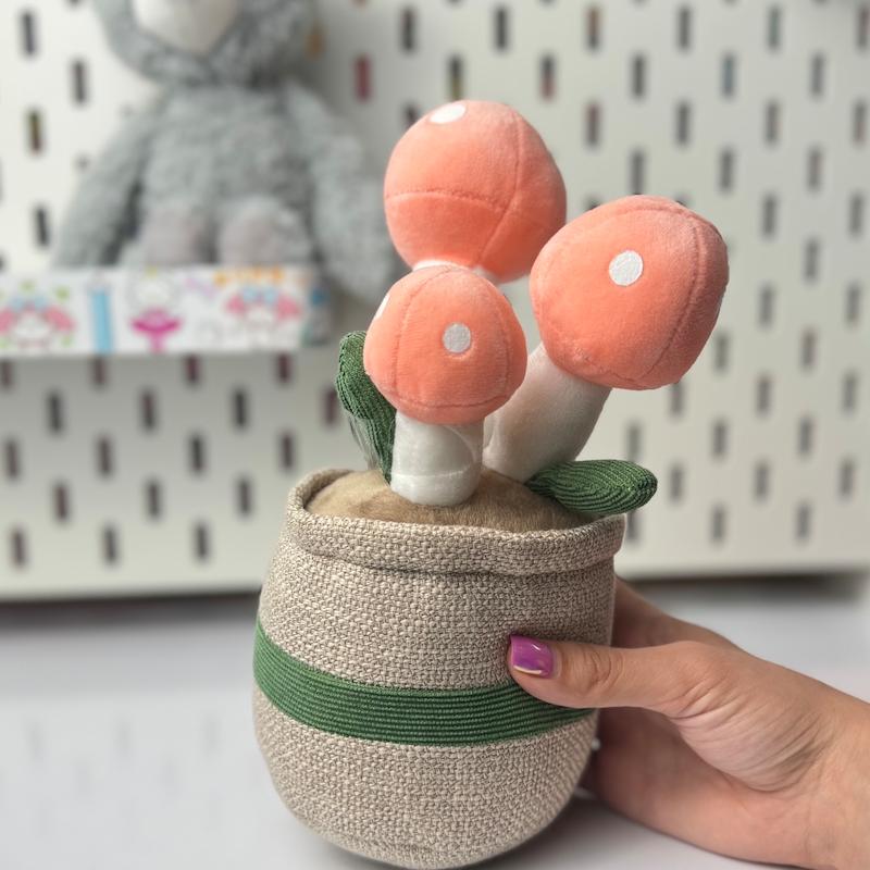 عروسک گلدان قارچ (صورتی)