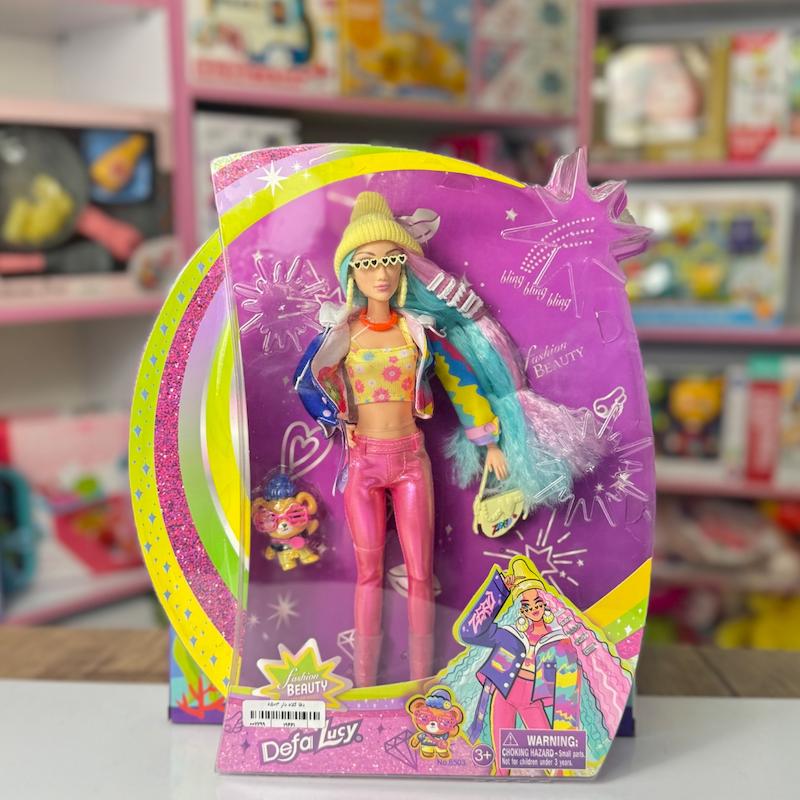 عروسک باربی کلاه دار برند دفا لوسی ۸۵۰۳