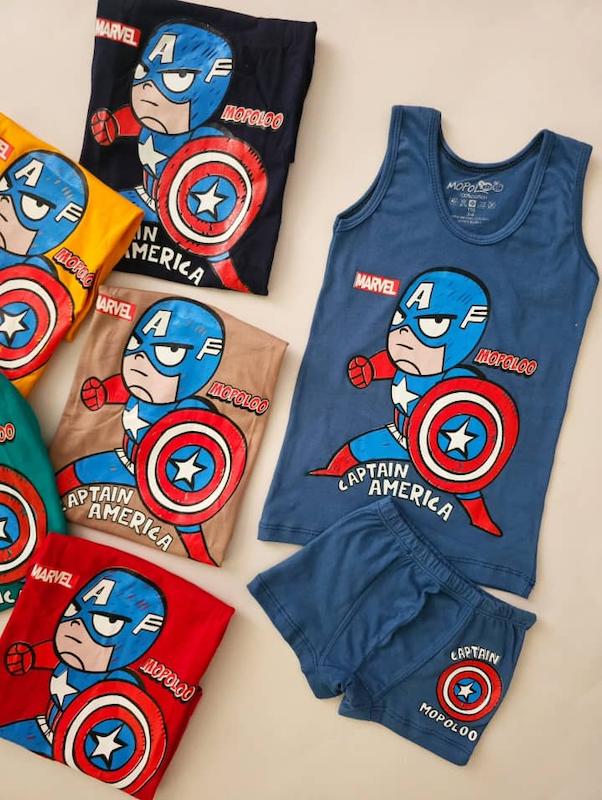 رکابی و شورت پسرانه