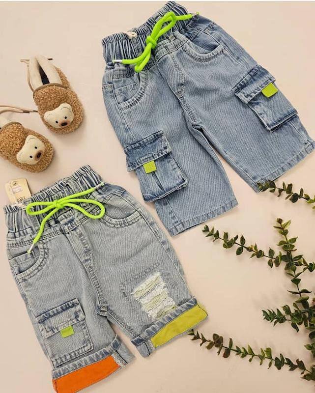 شلوارک جین اسپورتی 