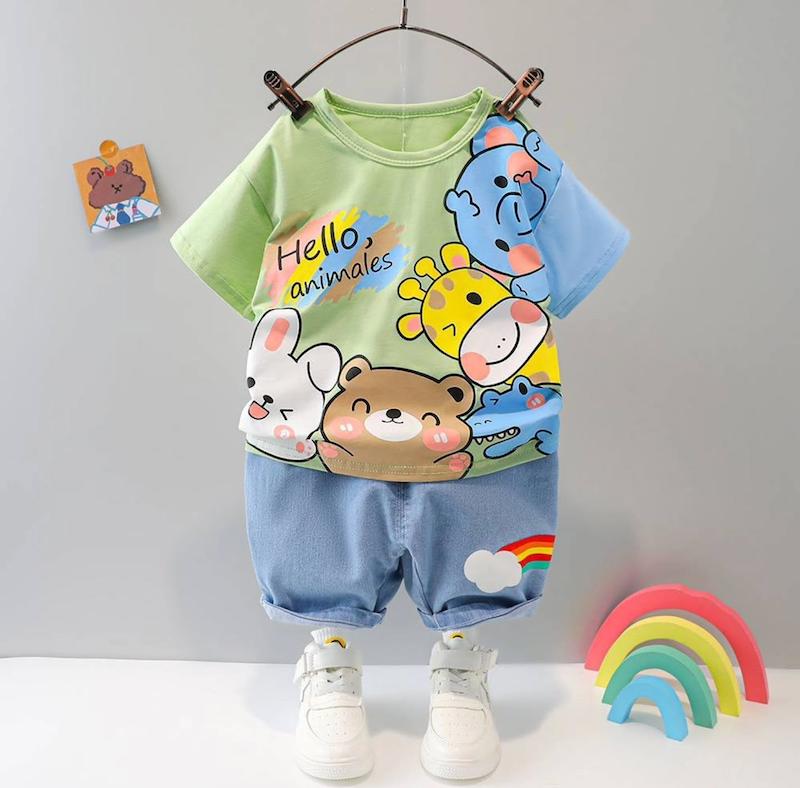 تیشرت و شلوارک حیوانات شیطون