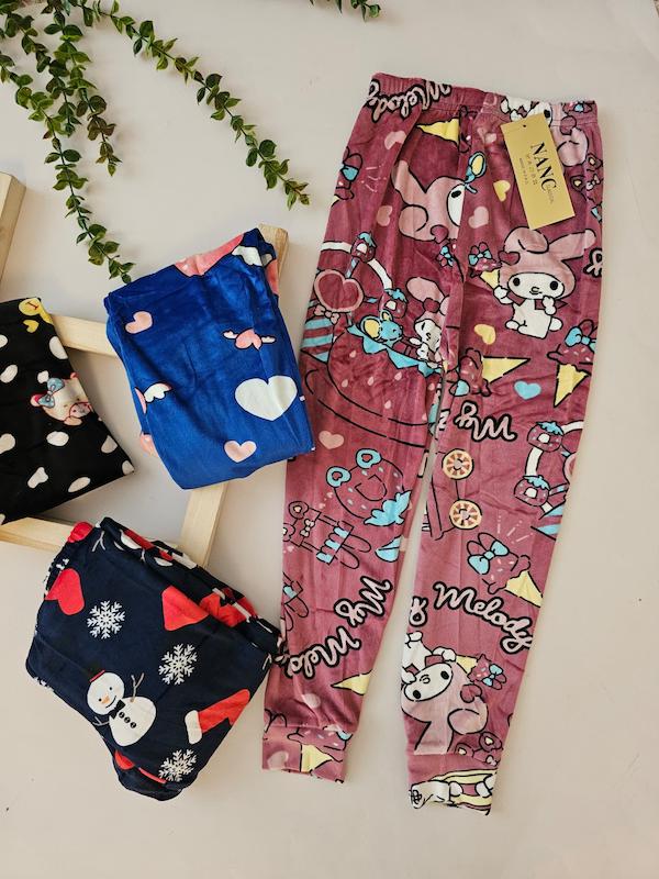 شلوار راحتی مخملی 