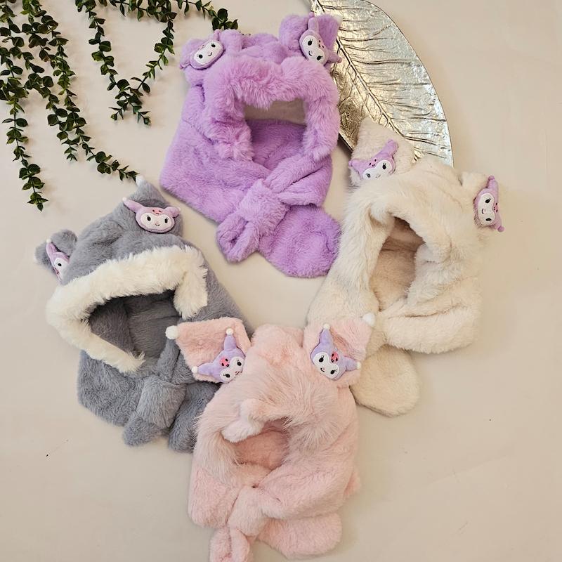 شال و کلاه سرهمی کرومی