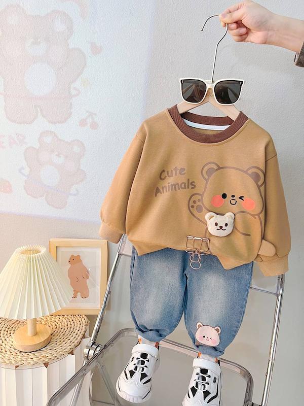 بلوز و شلوار طرح تدی اورجینال