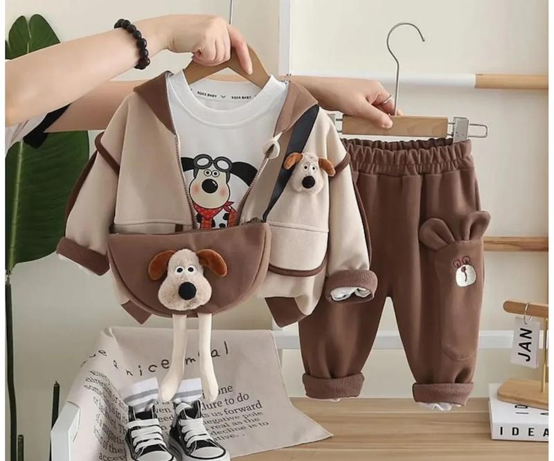 سه تیکه کیوت طرح هاپو