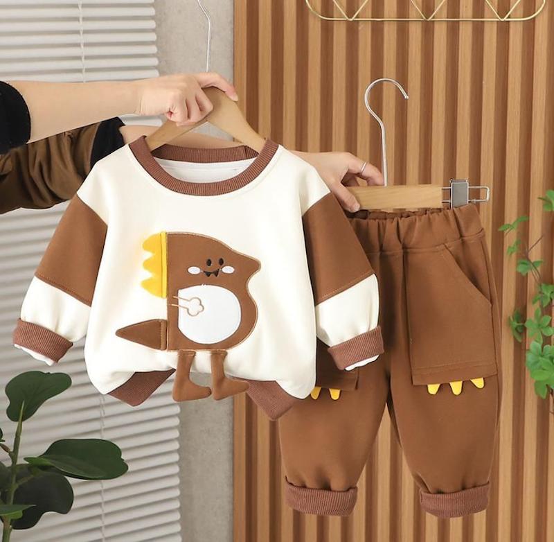 ست بلوز و شلوار طرح دایناسور لاکچری