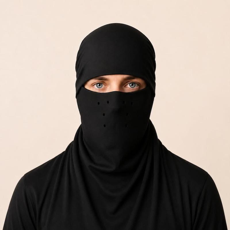 نقاب چهار گوش