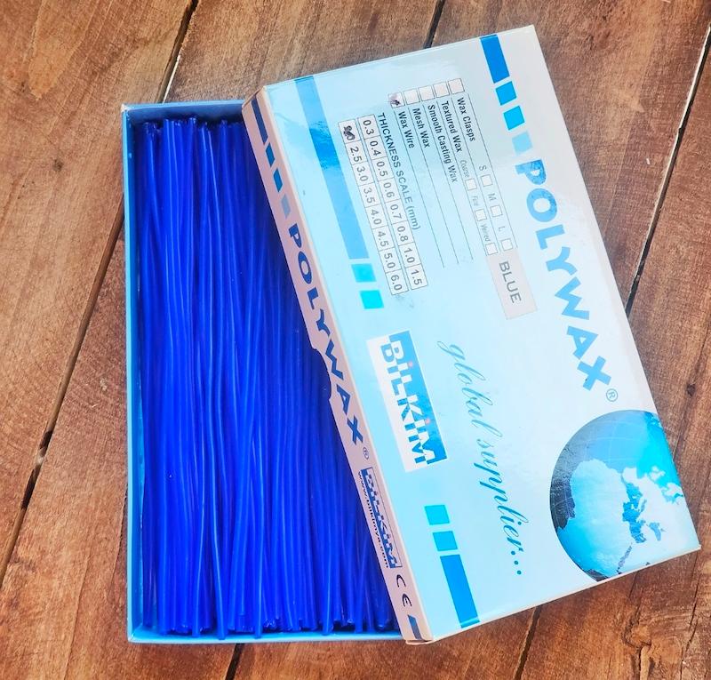 وکس رشته ای برند معتبر polywax سایز ۲ میل