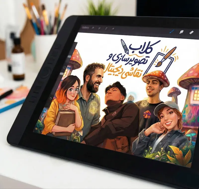 کلاب تصویرسازی و نقاشی دیجیتال