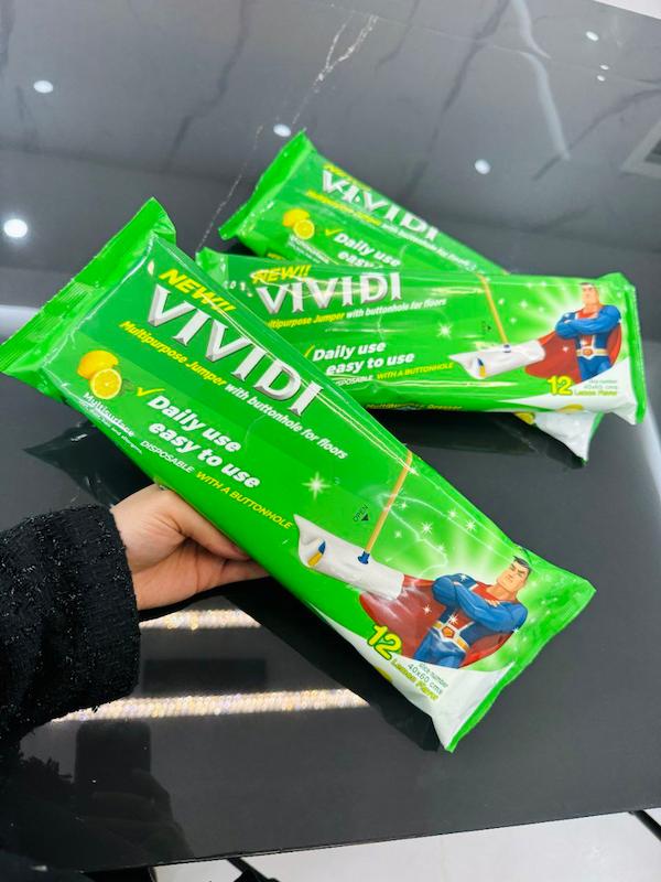 دستمال نظافتی VIVID بسته 12 عددی