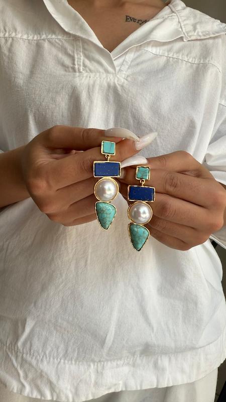 گوشواره فیروزه