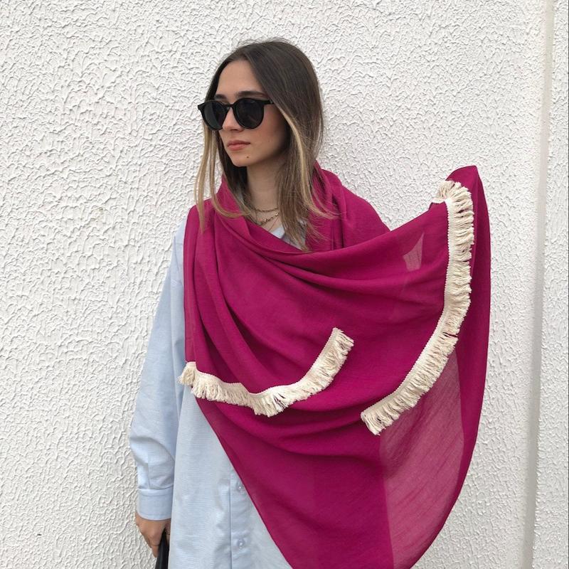 شال بهاره سرخابی