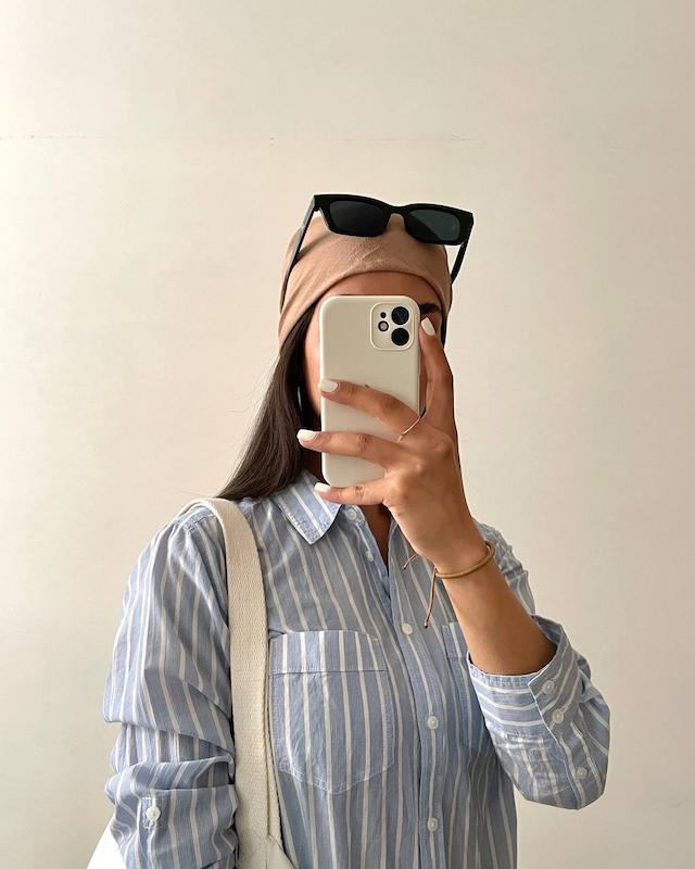 مینی اسکارف Cream