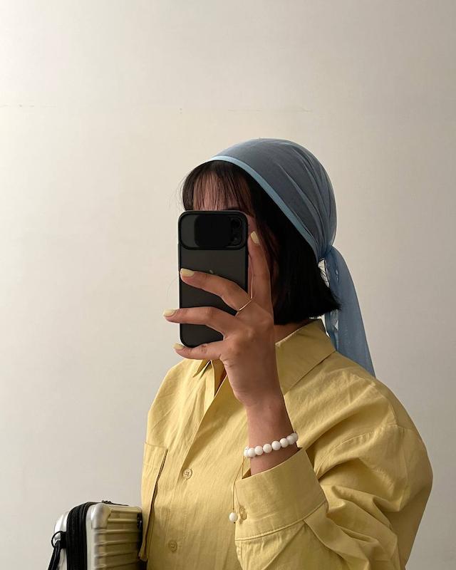 اسکارف تور آبی Soft Net