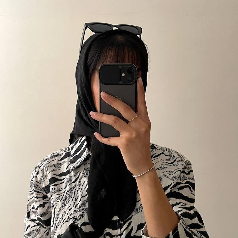 مینی اسکارف بیسیک مشکی