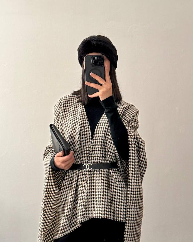 پانچو پیردوپل قهوه ای 🤎