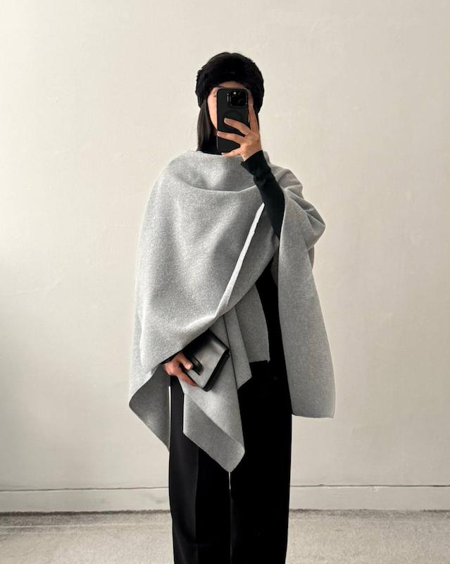 پانچو Light Gray 🩶