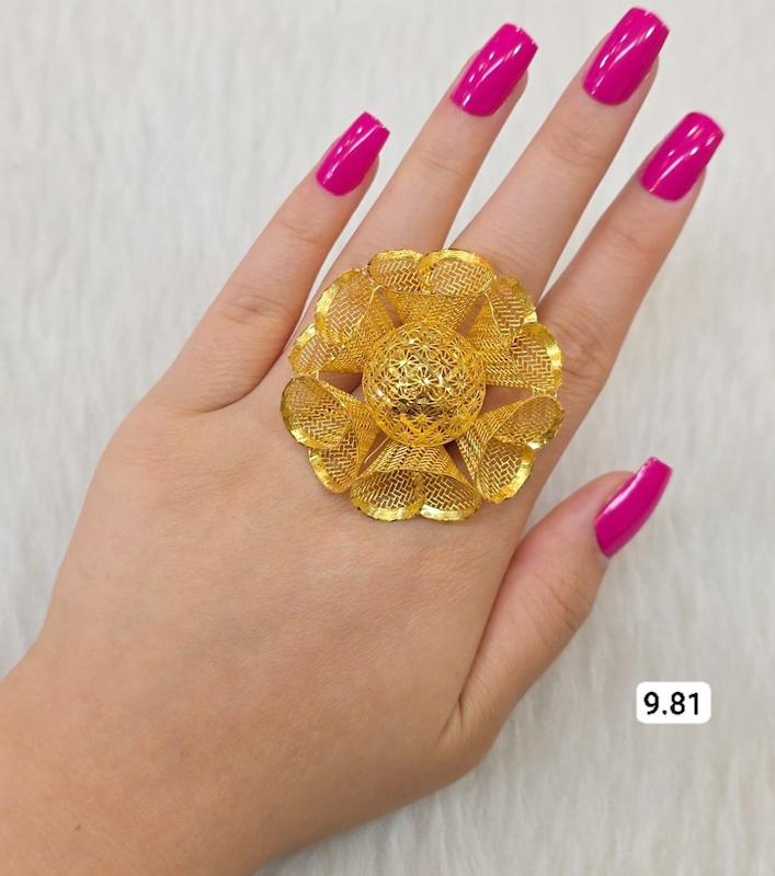 انگشترنقره نمادار طرح گل جدید