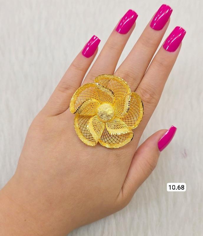 انگشترنقره نمادار طرح گل جدید