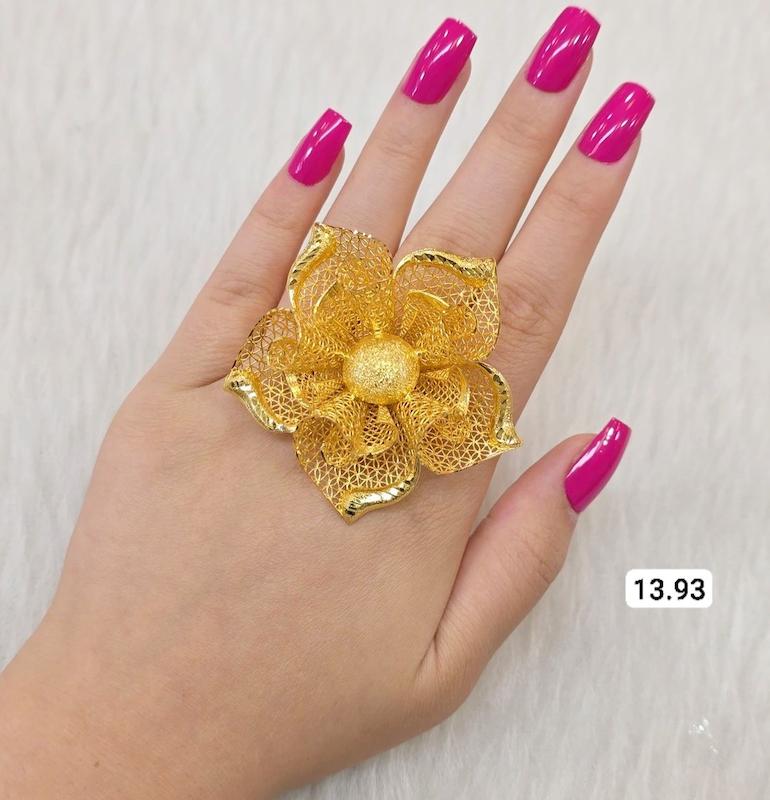 انگشترنقره نمادار طرح گل جدید