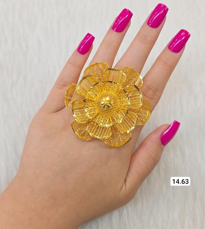 انگشترنقره نمادار طرح گل جدید