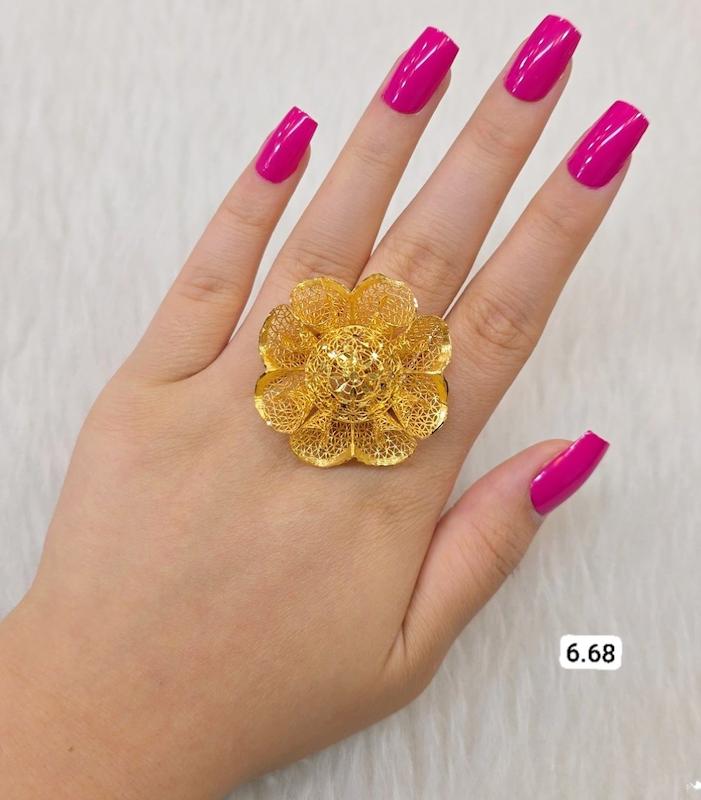 انگشترنقره نمادار طرح گل جدید