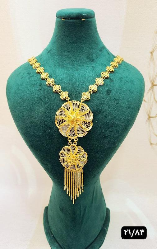 گردنبند نقره نمادار بلند