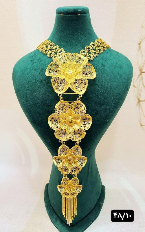 گردنبند نقره نمادار بلند