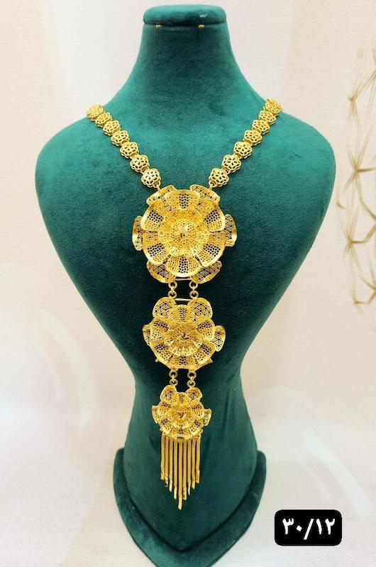 گردنبند نقره نمادار بلند