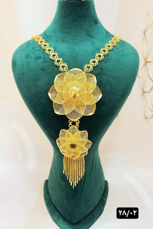 گردنبند نقره نمادار بلند