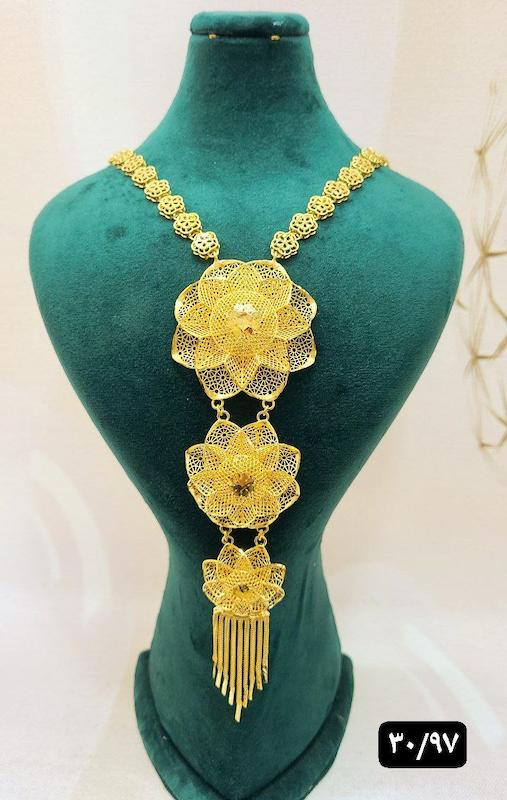 گردنبند نقره نمادار بلند