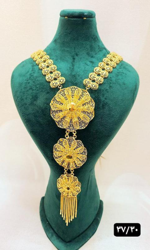 گردنبند نقره نمادار بلند