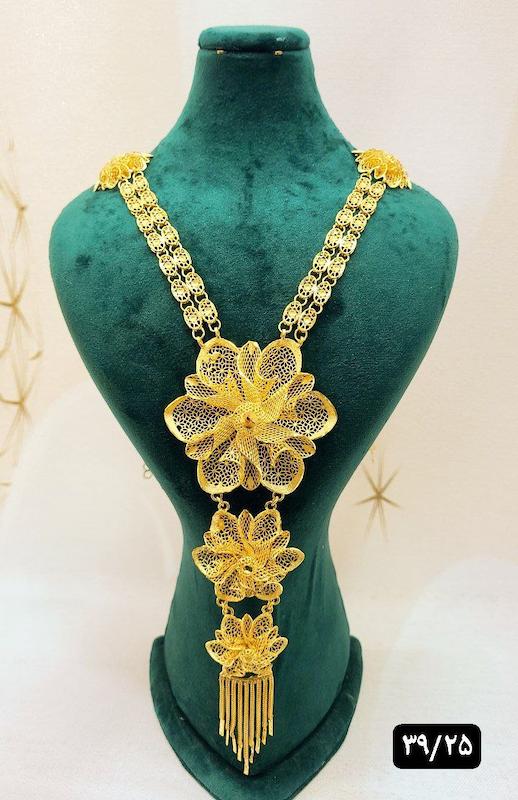 گردنبند نقره نمادار بلند