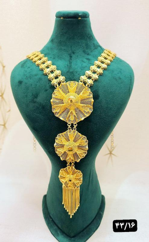 گردنبند نقره نمادار بلند