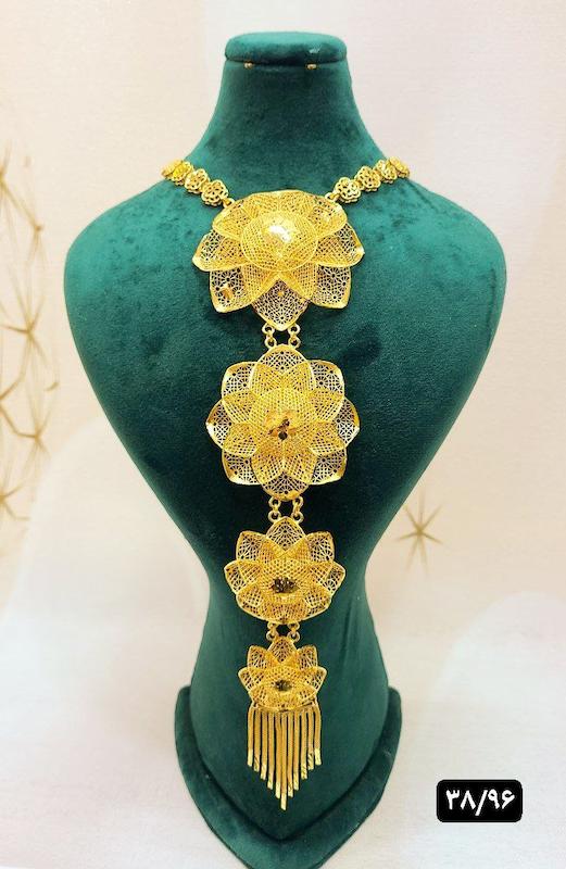 گردنبند نقره نمادار بلند