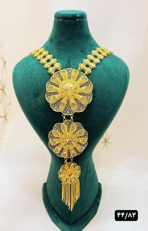 گردنبند نقره نمادار بلند