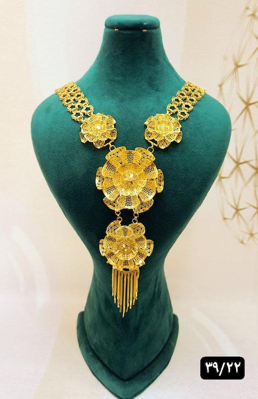 گردنبند نقره نمادار بلند