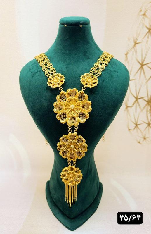 گردنبند نقره نمادار بلند