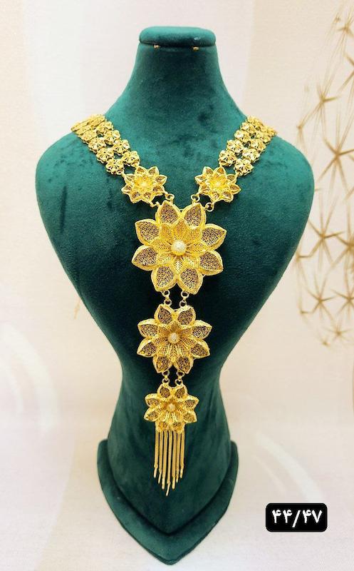 گردنبند نقره نمادار بلند