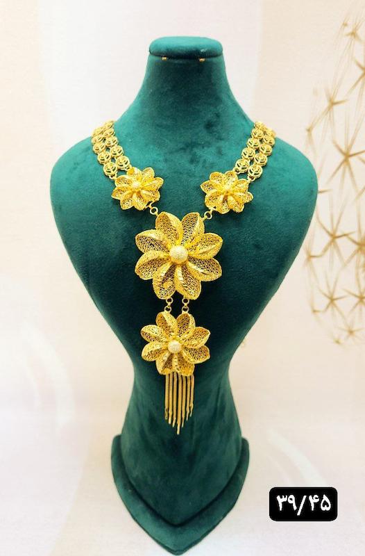 گردنبند نقره نمادار بلند