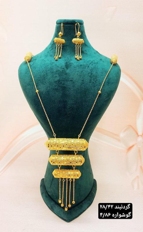 گردنبند جدید نقره باروکش ابطلا