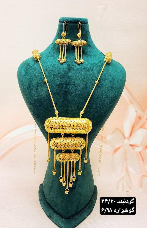 گردنبند جدید نقره باروکش ابطلا