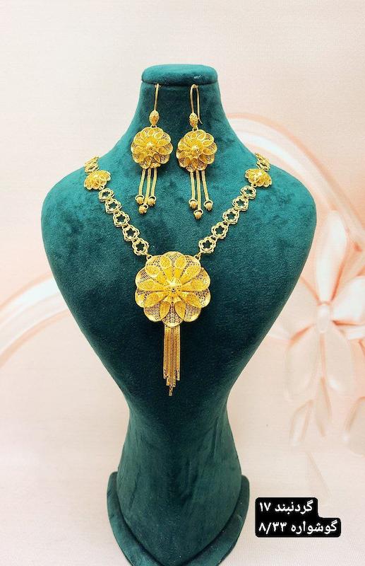 گردنبند نقره اویز نمادار طرح گل