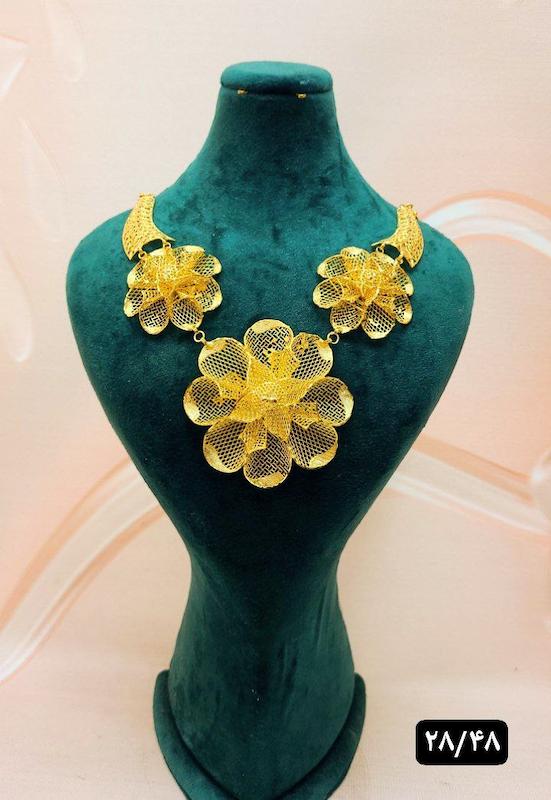 گردنبند طرح خاص و لاکچری نقره