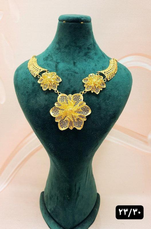 گردنبند طرح خاص و لاکچری نقره